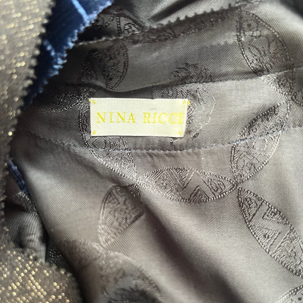 Auc Nina Ricci wool lace and velvet dress IT36 - Picture 5 of 14